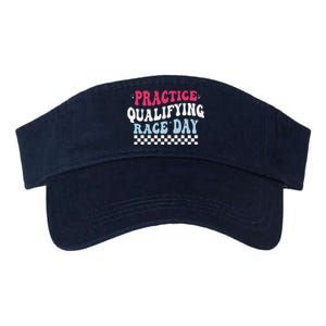 Funny Monday Tuesday Thursday Practice Qualifying Race Day Valucap Bio-Washed Visor