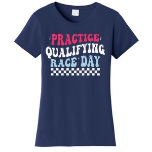 Funny Monday Tuesday Thursday Practice Qualifying Race Day Women's T-Shirt