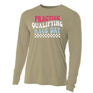 Funny Monday Tuesday Thursday Practice Qualifying Race Day Cooling Performance Long Sleeve Crew