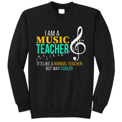 Funny Music Teacher Music Teacher Cool Teacher Gifts Sweatshirt