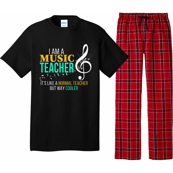 Funny Music Teacher Music Teacher Cool Teacher Gifts Pajama Set