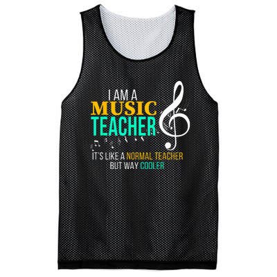 Funny Music Teacher Music Teacher Cool Teacher Gifts Mesh Reversible Basketball Jersey Tank