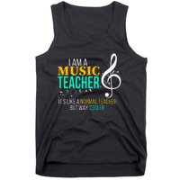 Funny Music Teacher Music Teacher Cool Teacher Gifts Tank Top