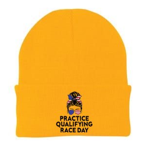 Funny Monday Tuesday Thursday Practice Qualifying Race Day (4) Knit Cap Winter Beanie