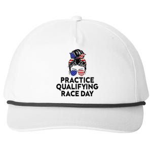 Funny Monday Tuesday Thursday Practice Qualifying Race Day (4) Snapback Five-Panel Rope Hat