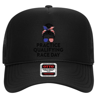 Funny Monday Tuesday Thursday Practice Qualifying Race Day (4) Trucker Hat