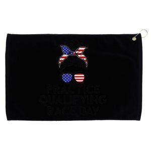 Funny Monday Tuesday Thursday Practice Qualifying Race Day (4) Grommeted Golf Towel