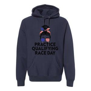 Funny Monday Tuesday Thursday Practice Qualifying Race Day (4) Premium Hoodie