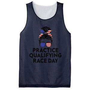 Funny Monday Tuesday Thursday Practice Qualifying Race Day (4) Mesh Reversible Basketball Jersey Tank