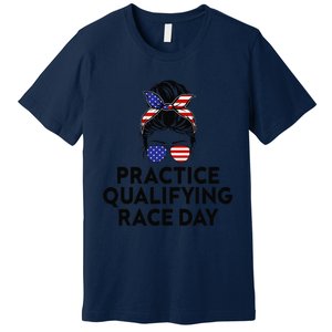 Funny Monday Tuesday Thursday Practice Qualifying Race Day (4) Premium T-Shirt