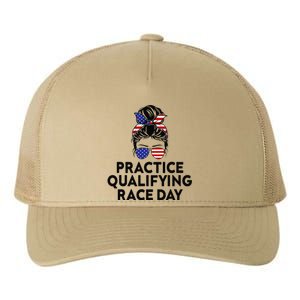 Funny Monday Tuesday Thursday Practice Qualifying Race Day (4) Yupoong Adult 5-Panel Trucker Hat