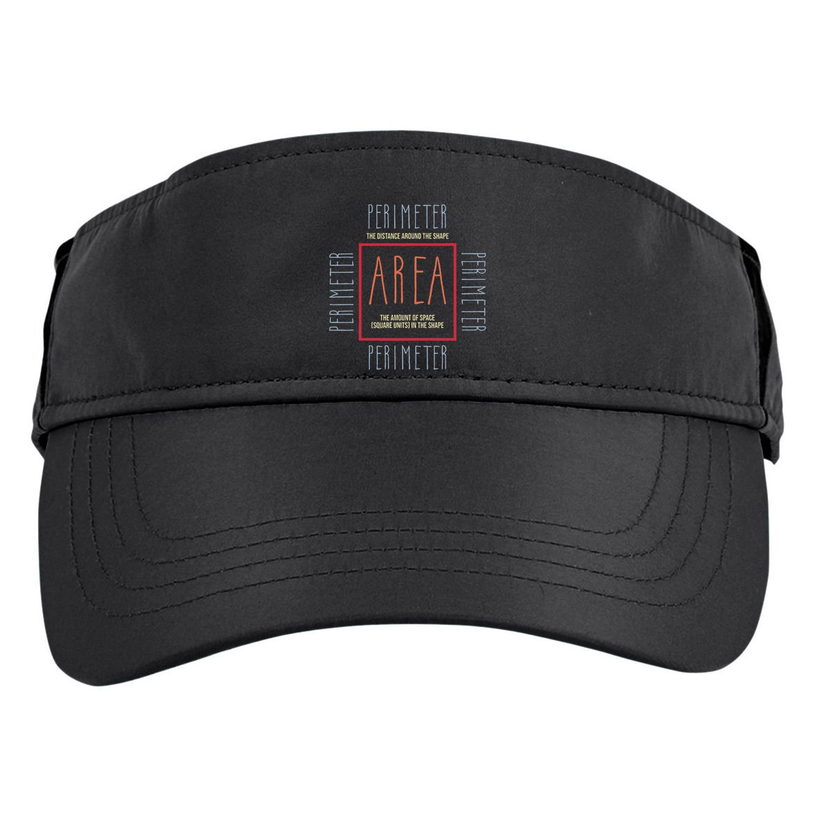 Funny Math Teacher Area Perimeter Cool Math Math Teacher Adult Drive Performance Visor
