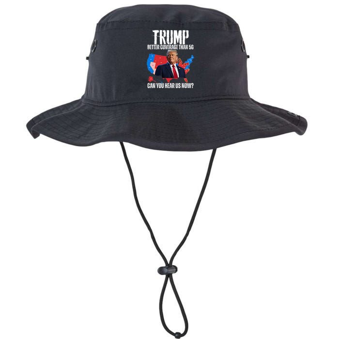 Flag Map Trump Better Coverage Than 5g Can You Hear Us Now Legacy Cool Fit Booney Bucket Hat