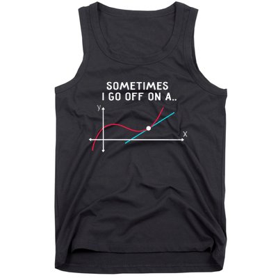 Funny Math Teacher Mug Tangent Rants Tank Top