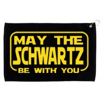 Funny May the Schwartz Be With You Science Fiction Geek Nerd Grommeted Golf Towel