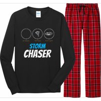 Funny Meteorology Tornado Weather Lovers Storm Chasers Long Sleeve Pajama Set