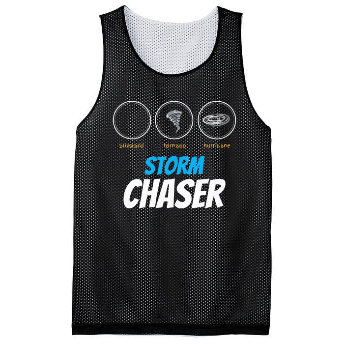 Funny Meteorology Tornado Weather Lovers Storm Chasers Mesh Reversible Basketball Jersey Tank