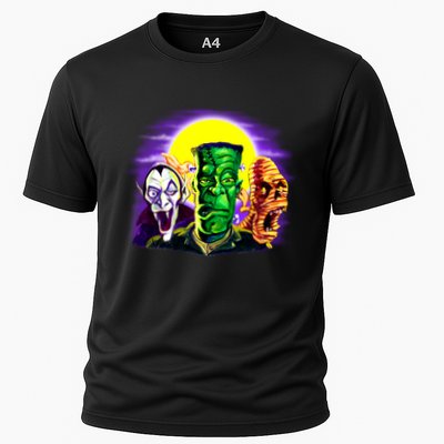Frankenstein Mummy Three Monsters Performance Shirt