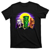 Frankenstein Mummy Three Monsters T-Shirt