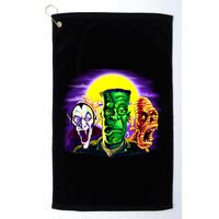 Frankenstein Mummy Three Monsters Golf Towel