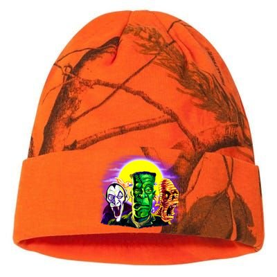 Frankenstein Mummy Three Monsters Kati Licensed 12" Camo Beanie