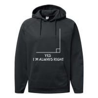 Funny Math Teacher Joke Fun Best Math Quotes Performance Fleece Hoodie