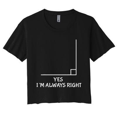 Funny Math Teacher Joke Fun Best Math Quotes Women's Crop Top Tee