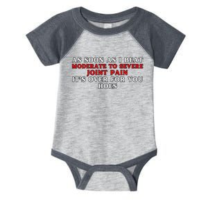 Funny Moderate To Severe Joint Pain Rheumatoid Arthritis Infant Baby Jersey Bodysuit