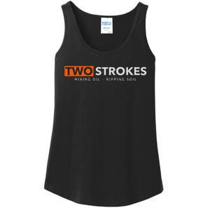 Funny Motocross Two Strokes Mixing Oil Ripping Soil Ladies Essential Tank