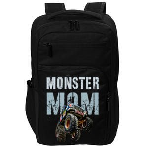 Funny Monster Truck Mom Like Normal Mommy But Wheely Cool Funny Gift Impact Tech Backpack