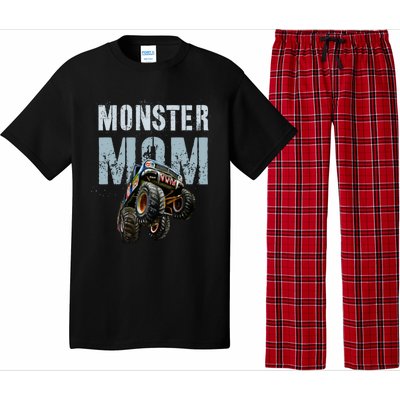 Funny Monster Truck Mom Like Normal Mommy But Wheely Cool Funny Gift Pajama Set