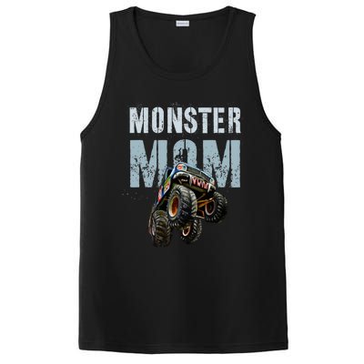 Funny Monster Truck Mom Like Normal Mommy But Wheely Cool Funny Gift PosiCharge Competitor Tank