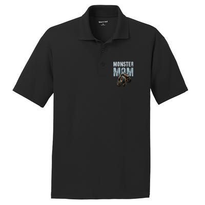 Funny Monster Truck Mom Like Normal Mommy But Wheely Cool Funny Gift PosiCharge RacerMesh Polo