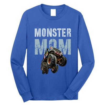 Funny Monster Truck Mom Like Normal Mommy But Wheely Cool Funny Gift Long Sleeve Shirt