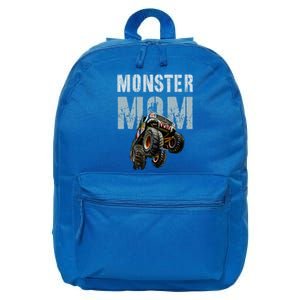 Funny Monster Truck Mom Like Normal Mommy But Wheely Cool Funny Gift 16 in Basic Backpack