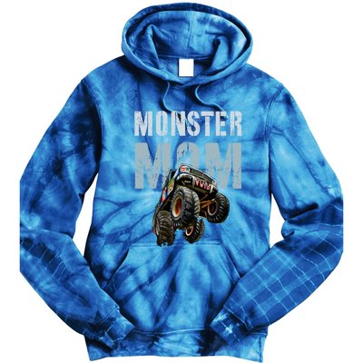 Funny Monster Truck Mom Like Normal Mommy But Wheely Cool Funny Gift Tie Dye Hoodie