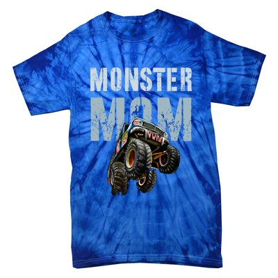 Funny Monster Truck Mom Like Normal Mommy But Wheely Cool Funny Gift Tie-Dye T-Shirt