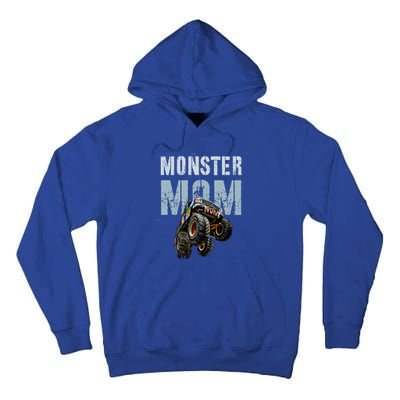 Funny Monster Truck Mom Like Normal Mommy But Wheely Cool Funny Gift Tall Hoodie