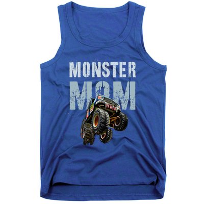 Funny Monster Truck Mom Like Normal Mommy But Wheely Cool Funny Gift Tank Top