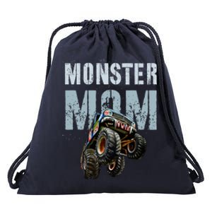 Funny Monster Truck Mom Like Normal Mommy But Wheely Cool Funny Gift Drawstring Bag