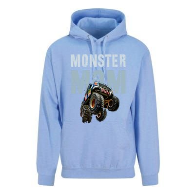 Funny Monster Truck Mom Like Normal Mommy But Wheely Cool Funny Gift Unisex Surf Hoodie