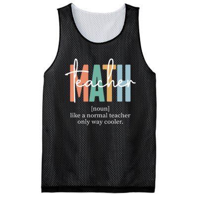 Funny Math Teacher Definition For Women Men Mesh Reversible Basketball Jersey Tank