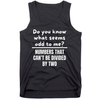 Funny Math Teacher Jokes Tank Top