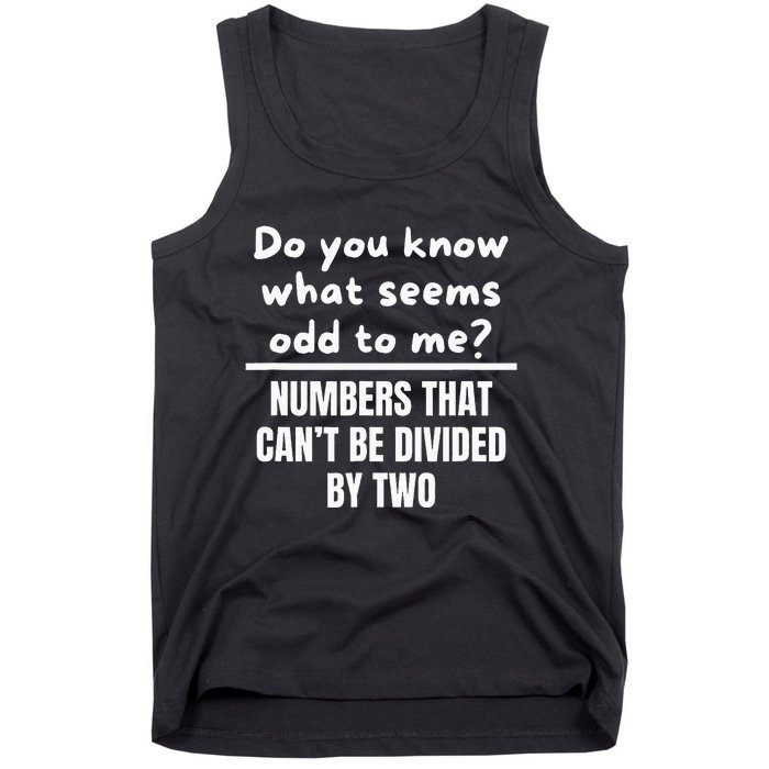 Funny Math Teacher Jokes Tank Top