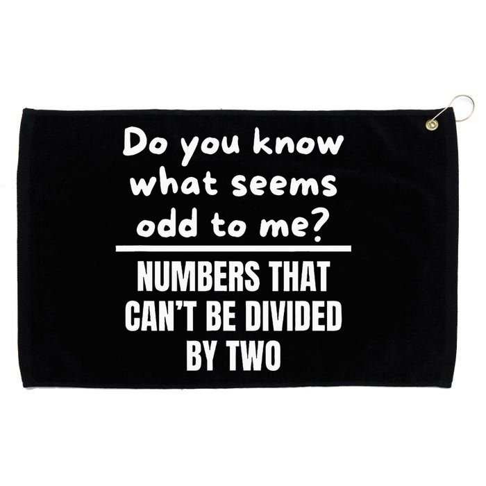 Funny Math Teacher Jokes Grommeted Golf Towel