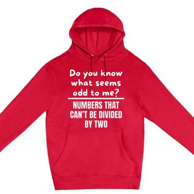 Funny Math Teacher Jokes Premium Pullover Hoodie