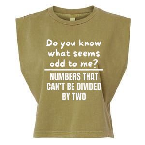 Funny Math Teacher Jokes Garment-Dyed Women's Muscle Tee