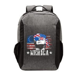 Funny Merica Trump 4th Of July Us American Flag Vector Backpack