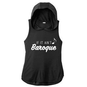 Funny Music Teacher Love Funny Baroque Classic Music Gift Cute Gift Ladies PosiCharge Tri-Blend Wicking Draft Hoodie Tank