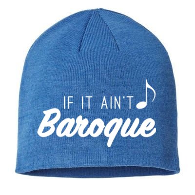 Funny Music Teacher Love Funny Baroque Classic Music Gift Cute Gift Sustainable Beanie